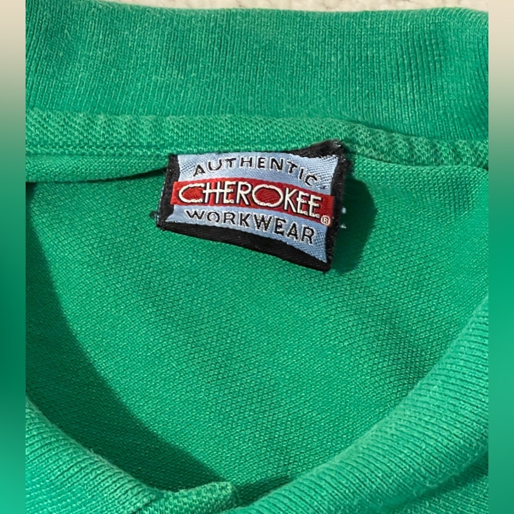 Kelley Green Collar 3 Button Shirt, High School Uniform Shirt, Juniors Polo - Picture 8 of 9